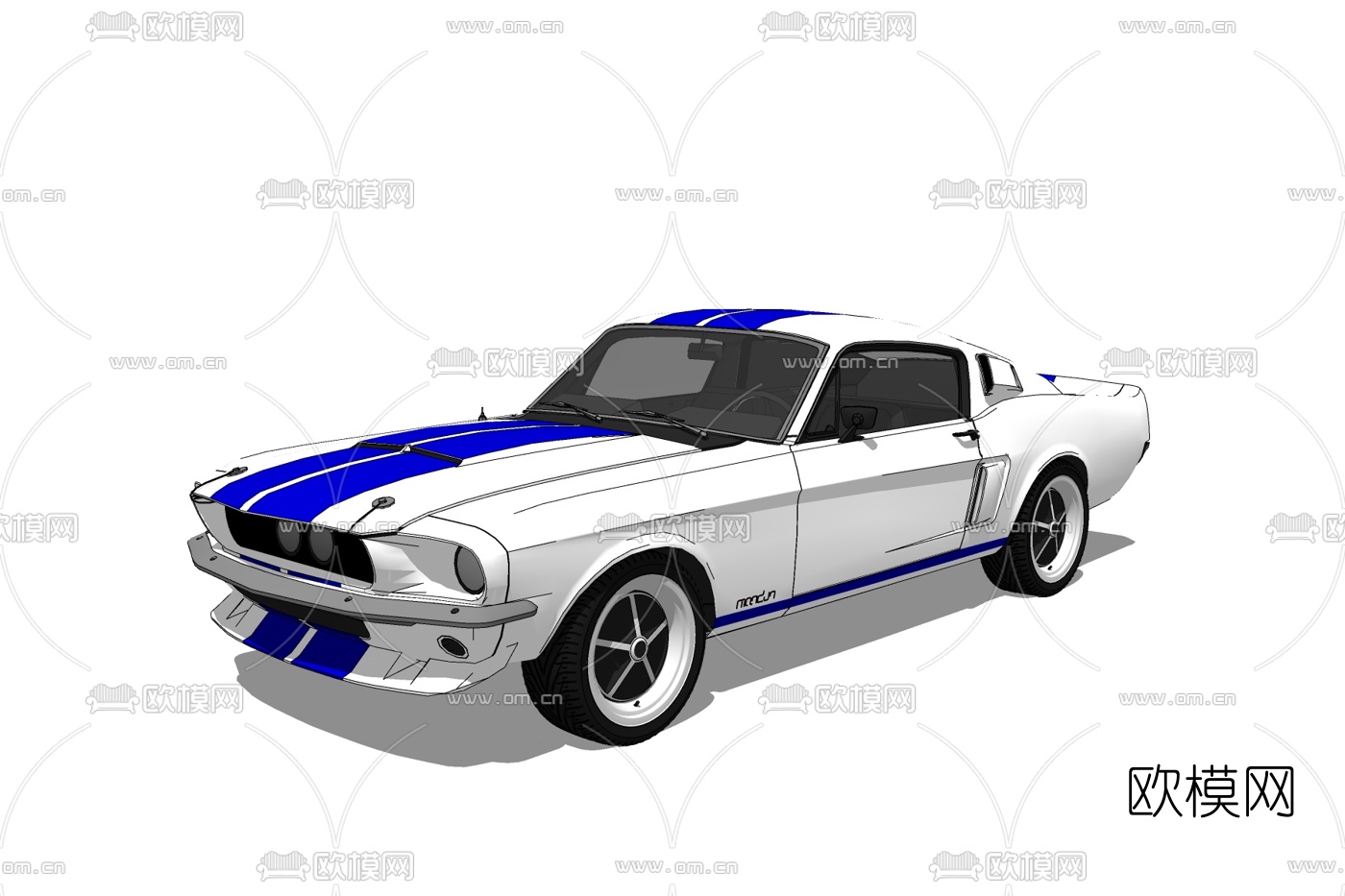 现代小汽车免费su模型下载