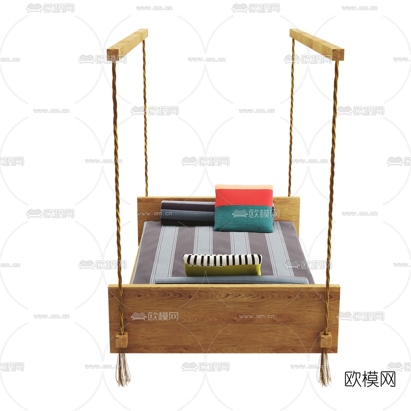 现代吊床3d模型