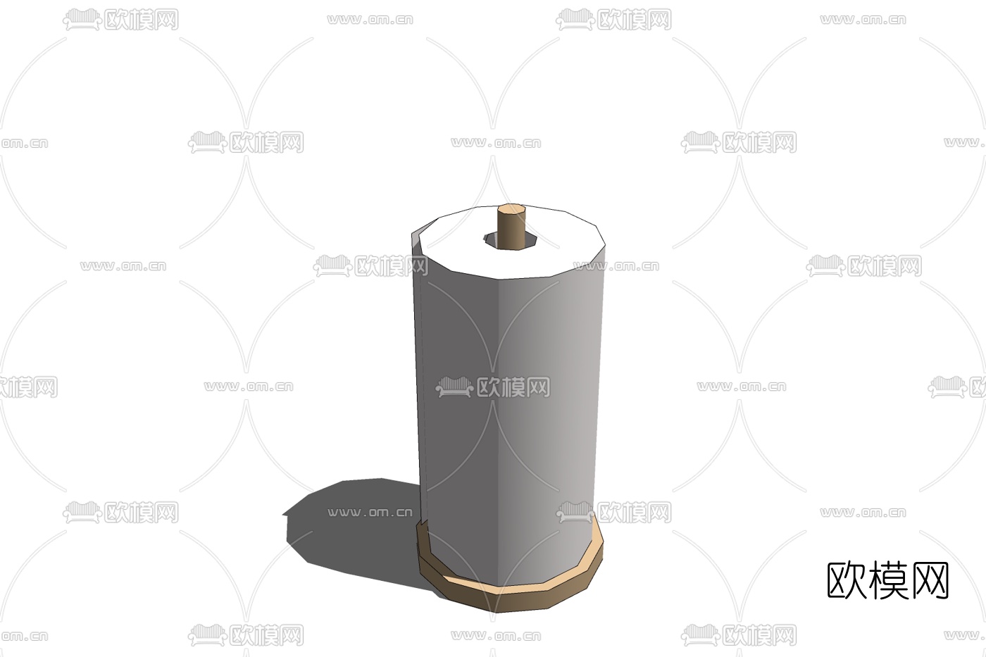 现代卫浴用品免费su模型下载