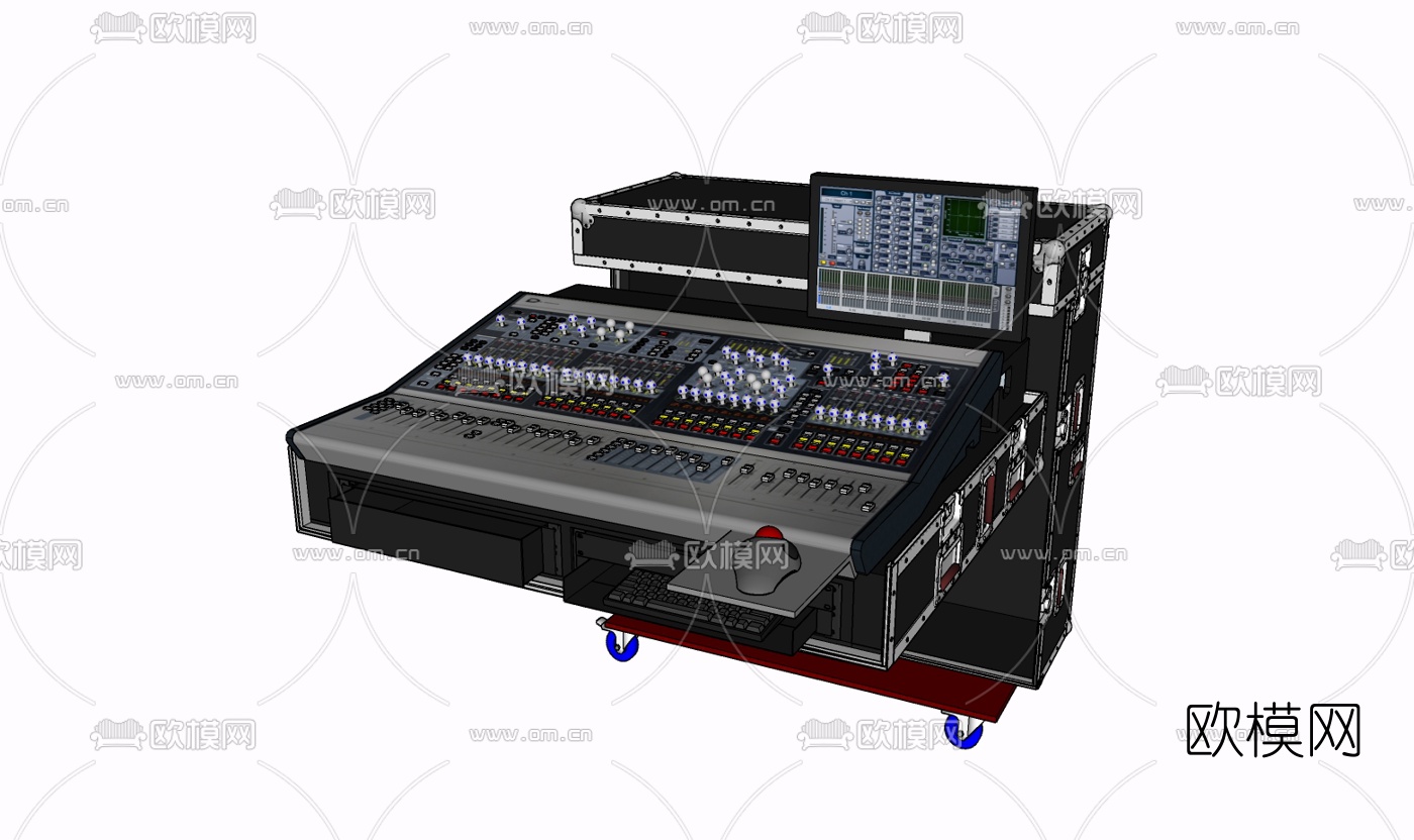 现代音响设备免费su模型下载