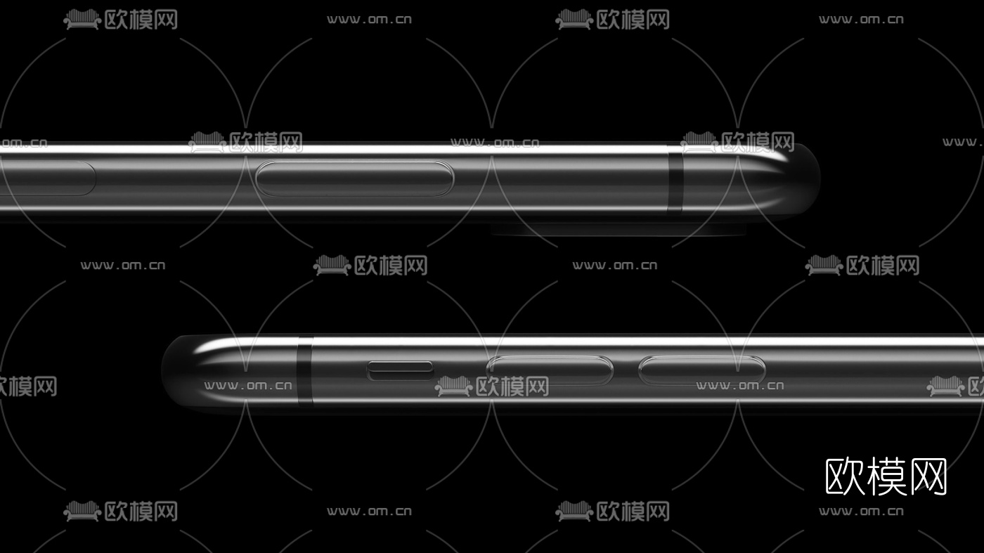 现代苹果手机3d模型