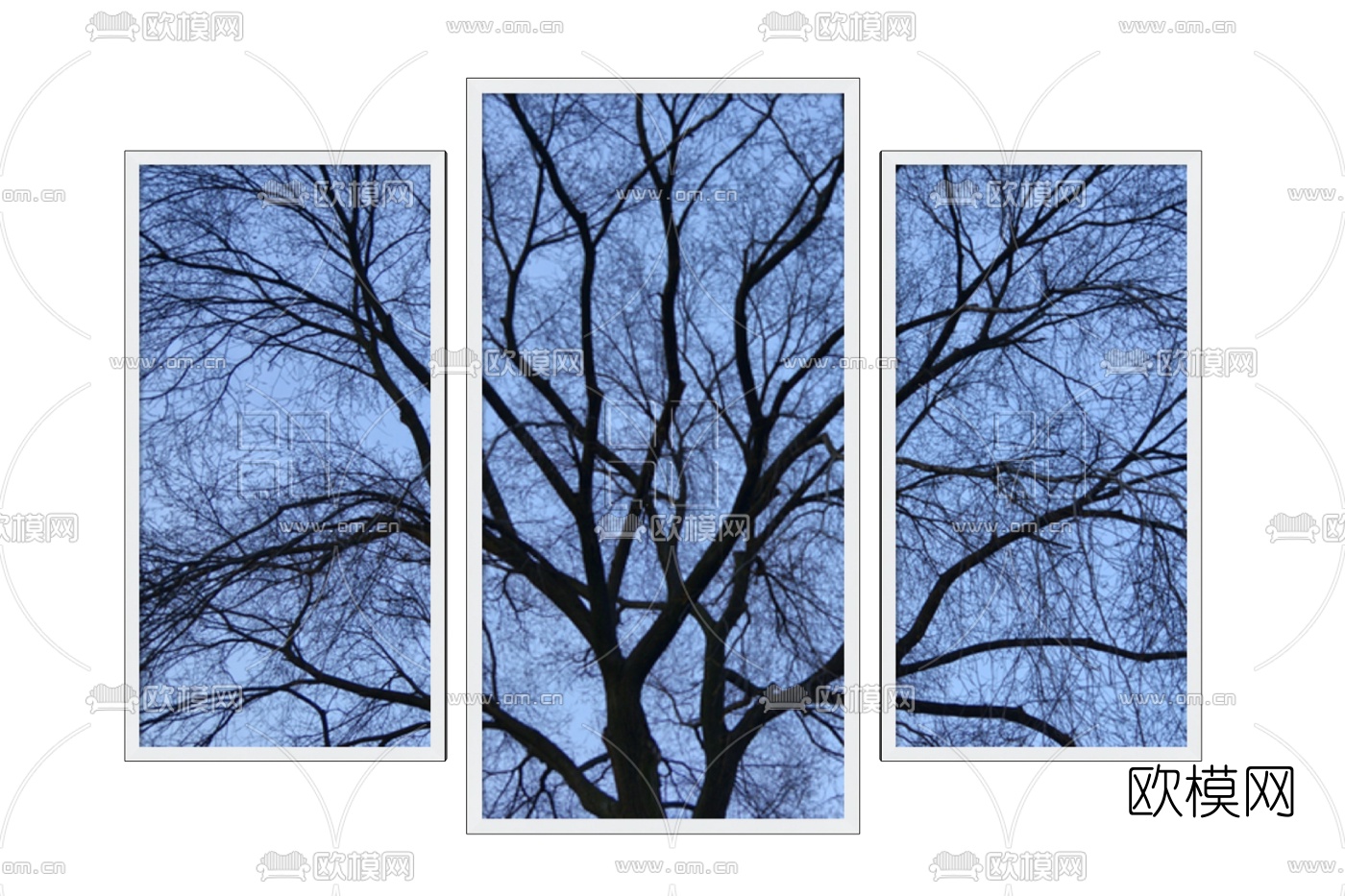 现代装饰画免费su模型