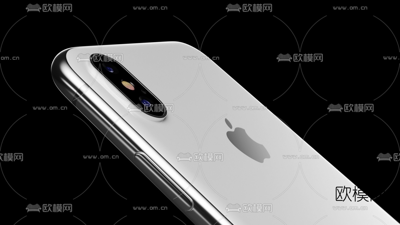 现代苹果手机3d模型