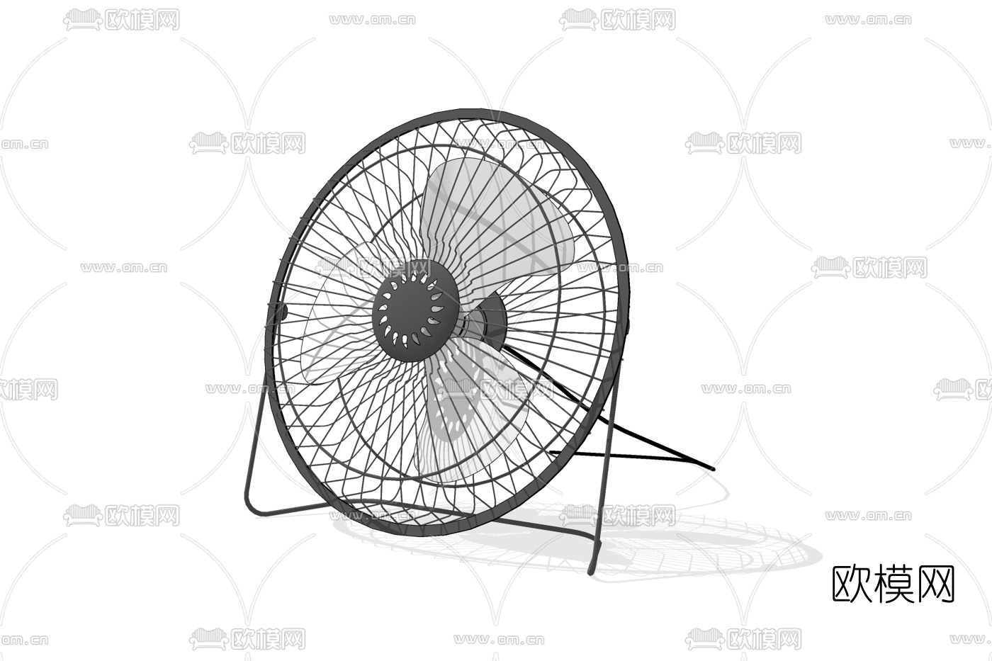 现代风扇免费su模型