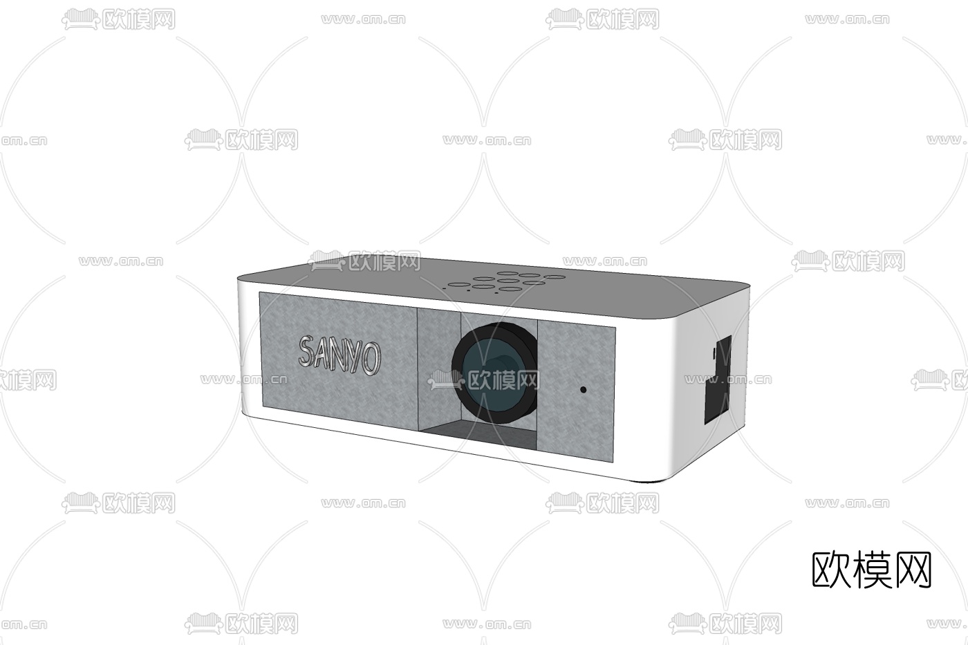现代苏宁投影仪免费su模型下载