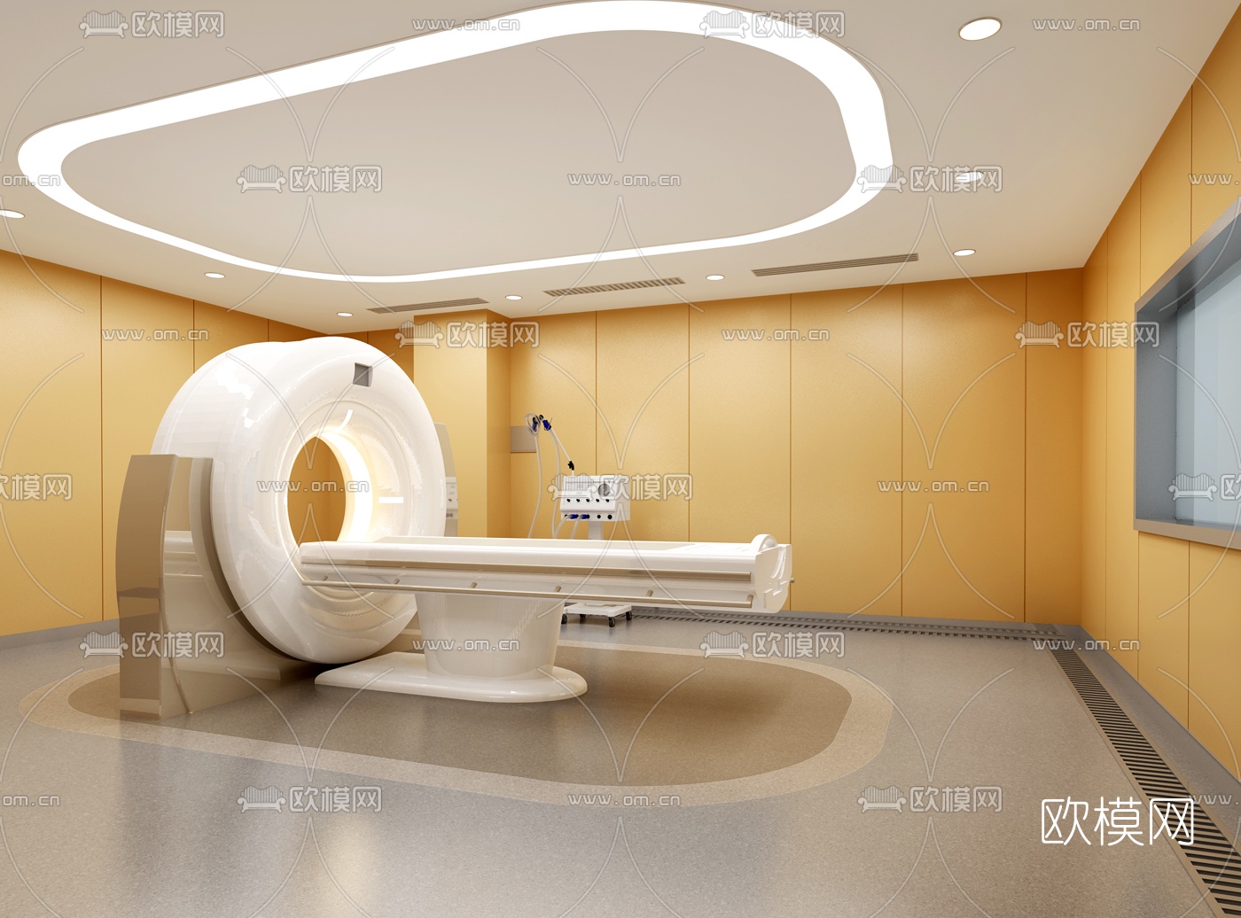 现代医疗设备检查室3d模型下载