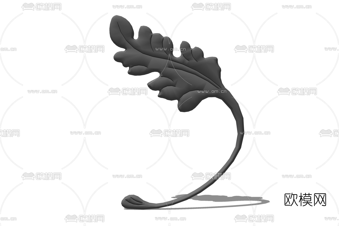 欧式铁艺雕花免费su模型下载