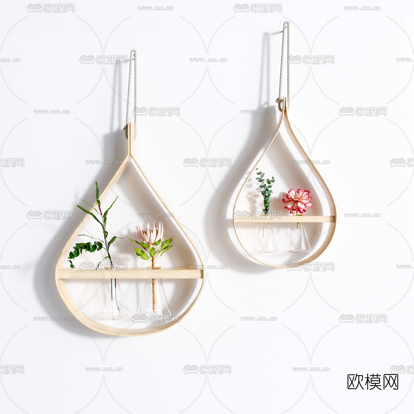 北欧植物挂件3d模型下载（渲染图3）