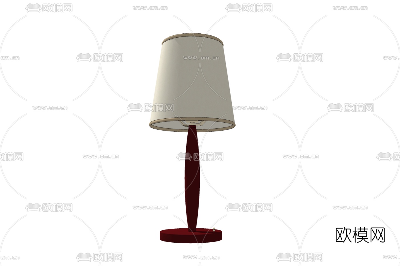 简欧台灯免费su模型下载