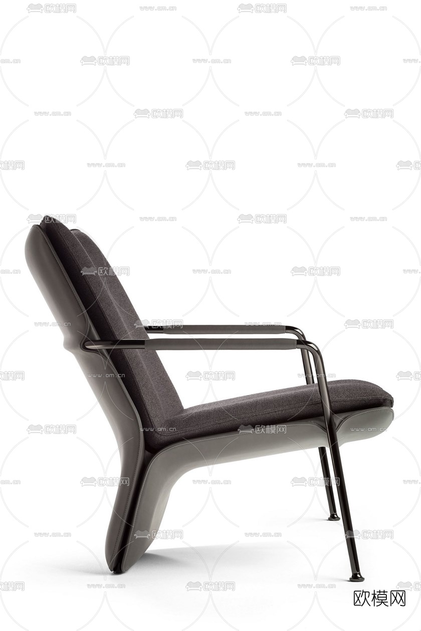 Poltronafrau现代布艺休闲椅3d模型