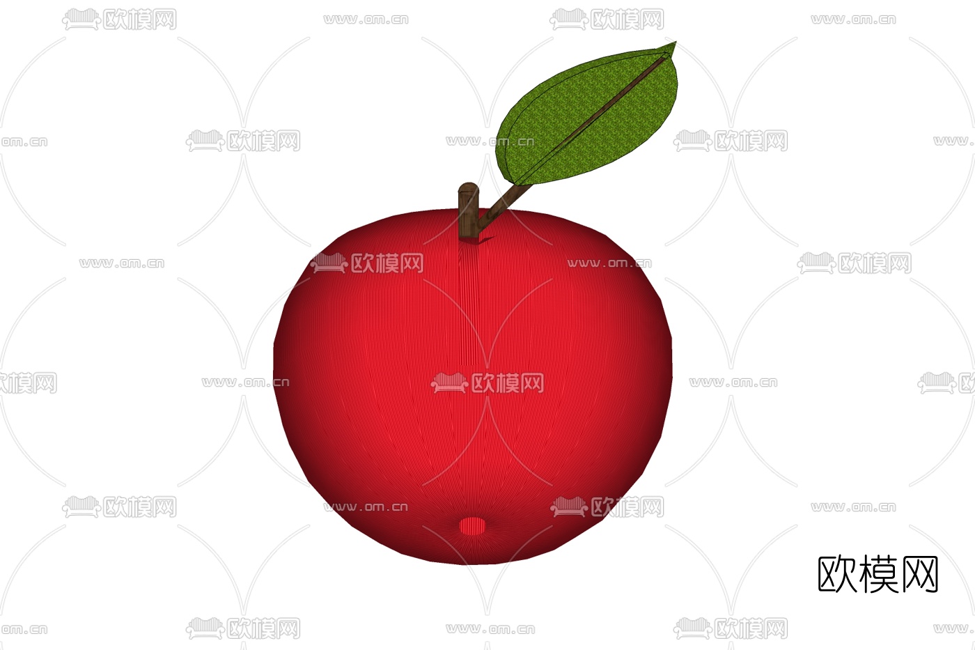 现代红苹果免费su模型