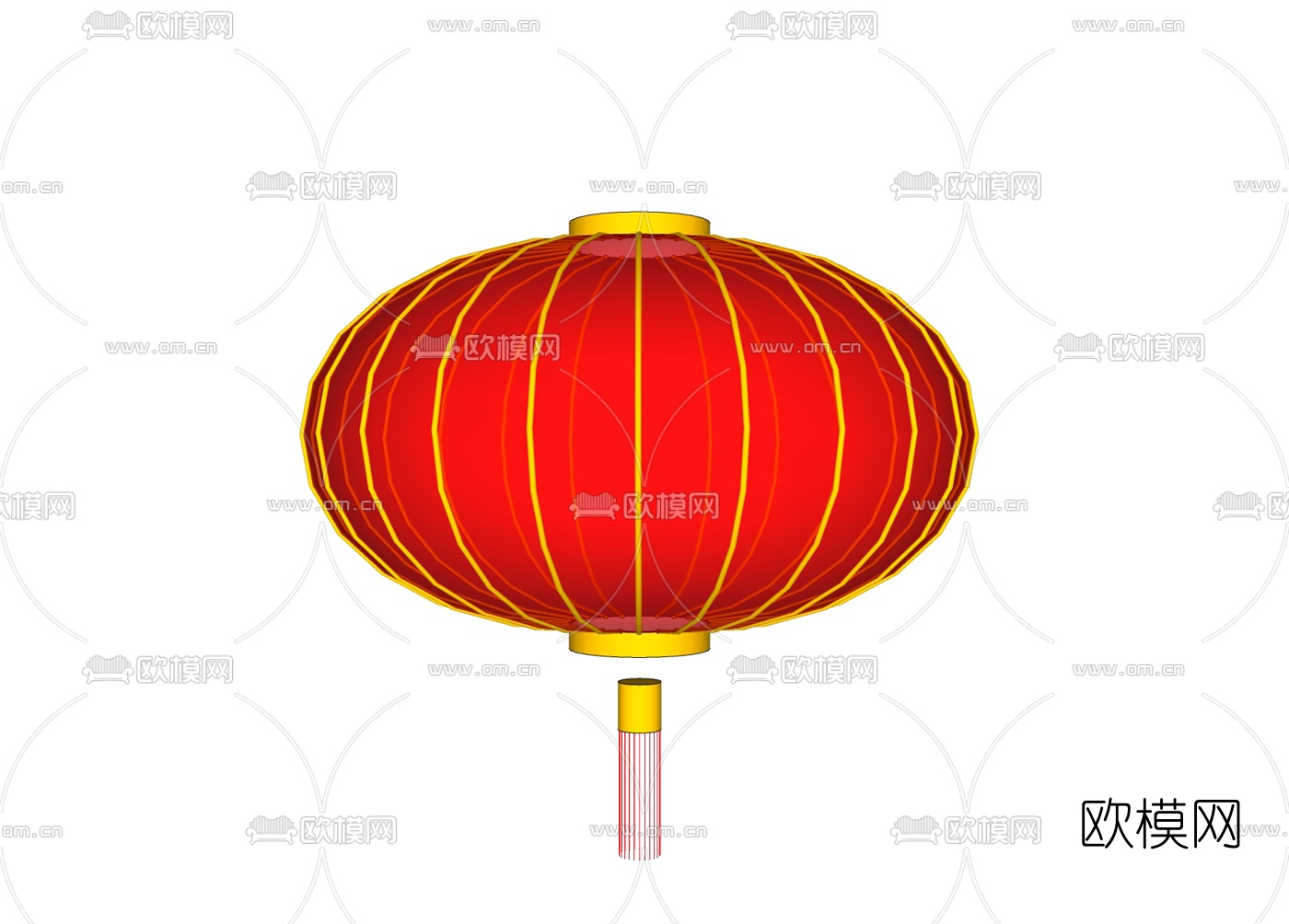 中式灯笼免费su模型