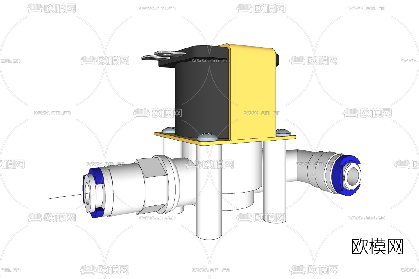 工业风金属管道免费su模型下载