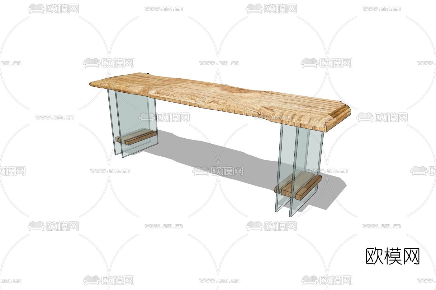 现代案台免费su模型下载