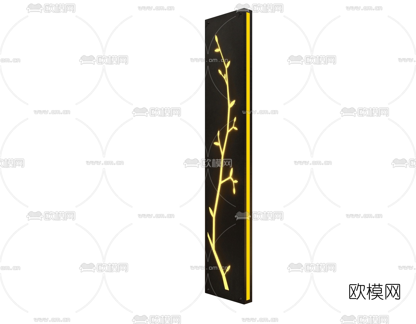 现代装饰壁灯免费su模型下载