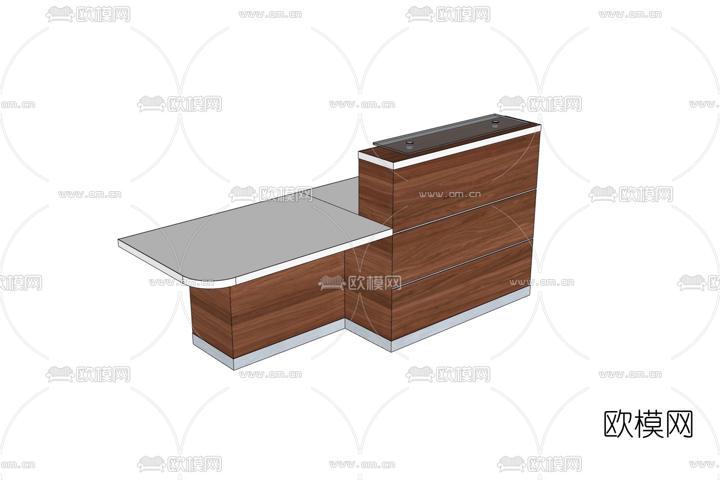 现代前台免费su模型下载