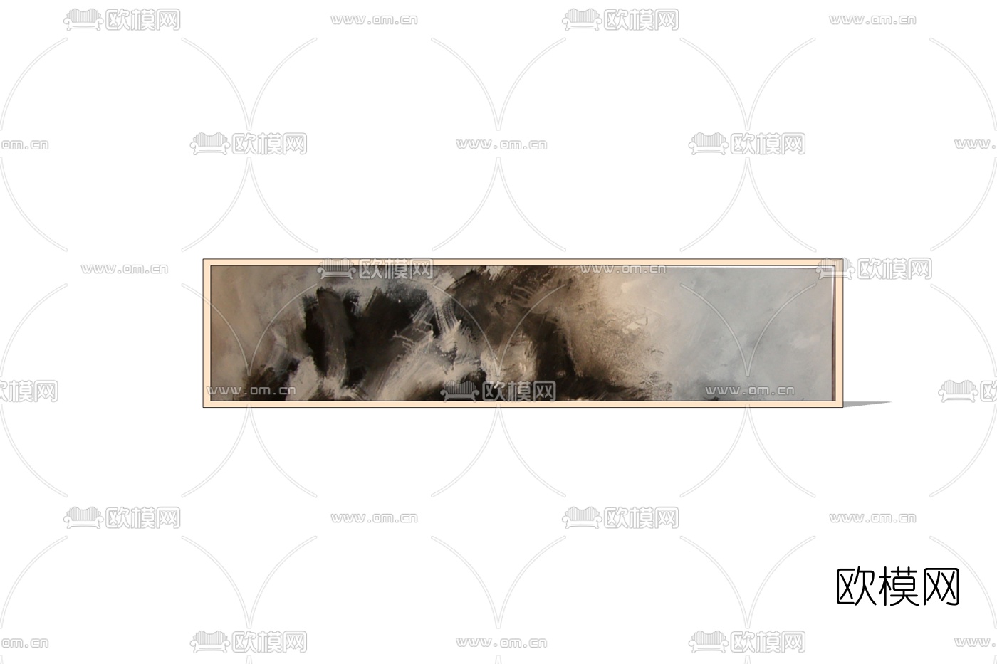 现代装饰挂画免费su模型下载