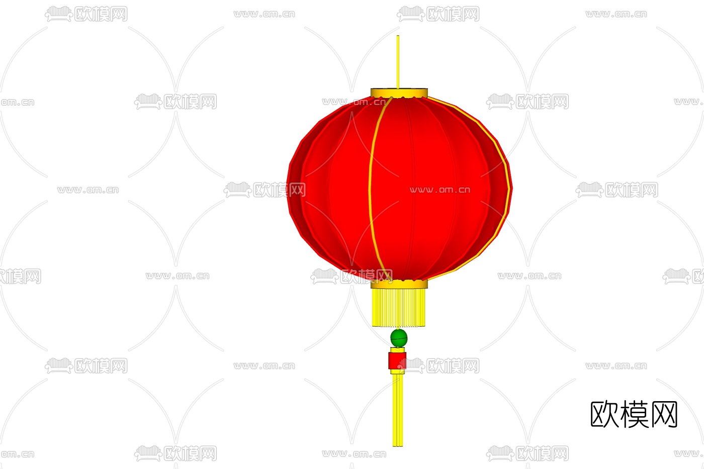 中式灯笼免费su模型
