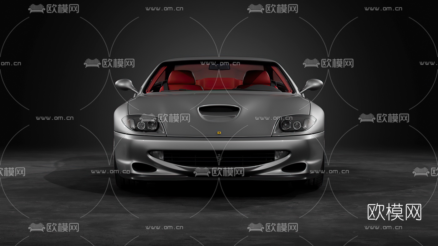 现代法拉利跑车3d模型