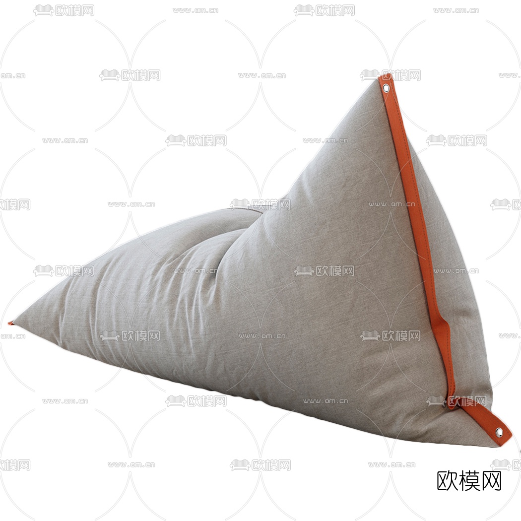 现代布艺懒人沙发3d模型
