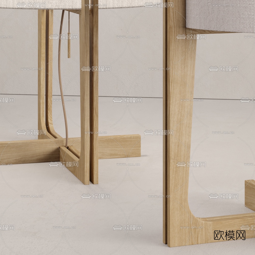 新中式台灯3d模型