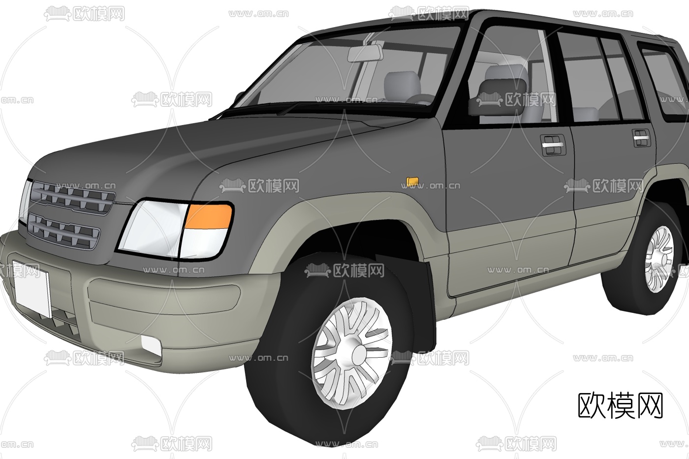 现代汽车su模型下载