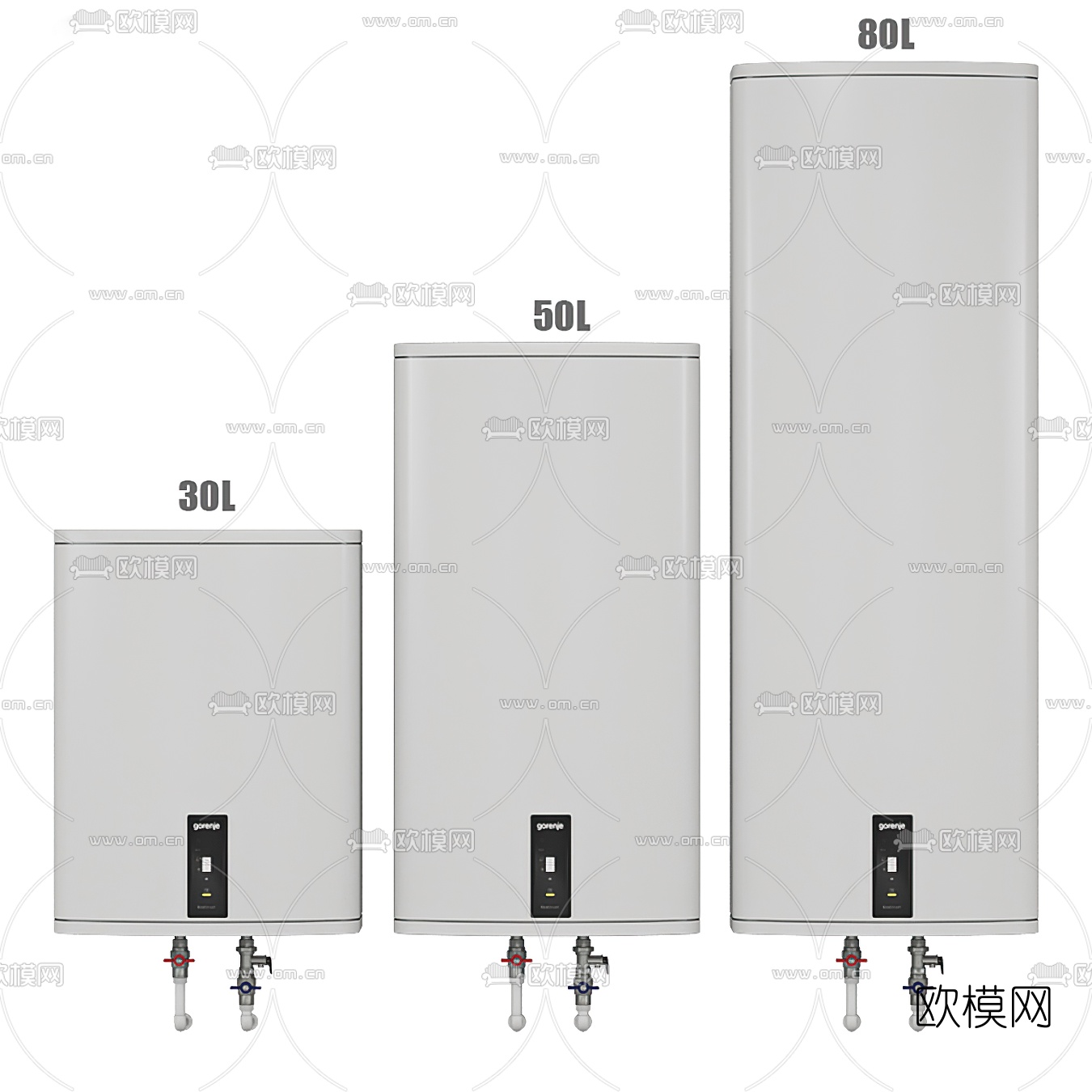 现代热水器3d模型