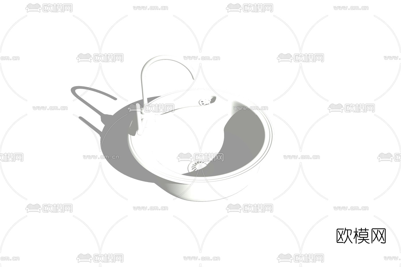 现代台盆免费su模型
