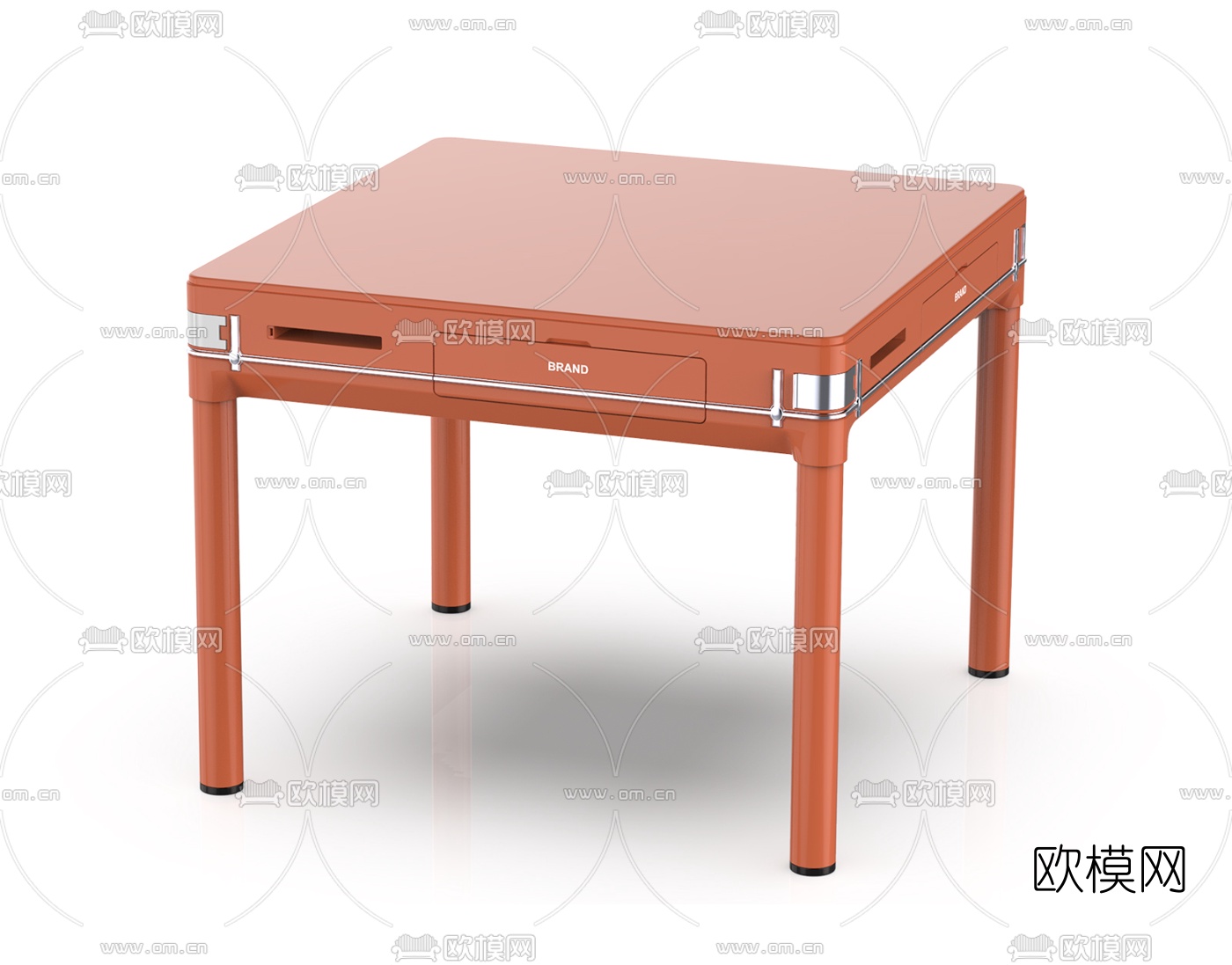 现代自动麻将桌3d模型下载