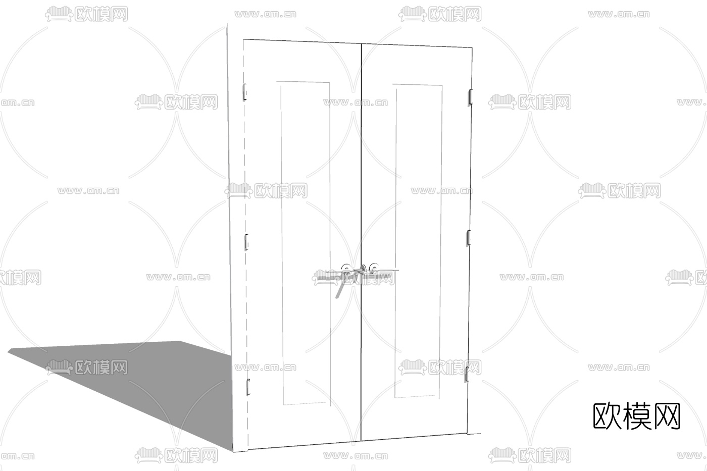 现代双开门免费su模型