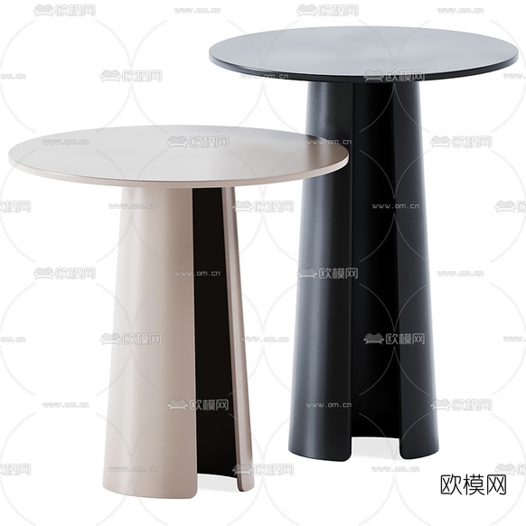 现代边几角几3d模型下载(渲染图2)