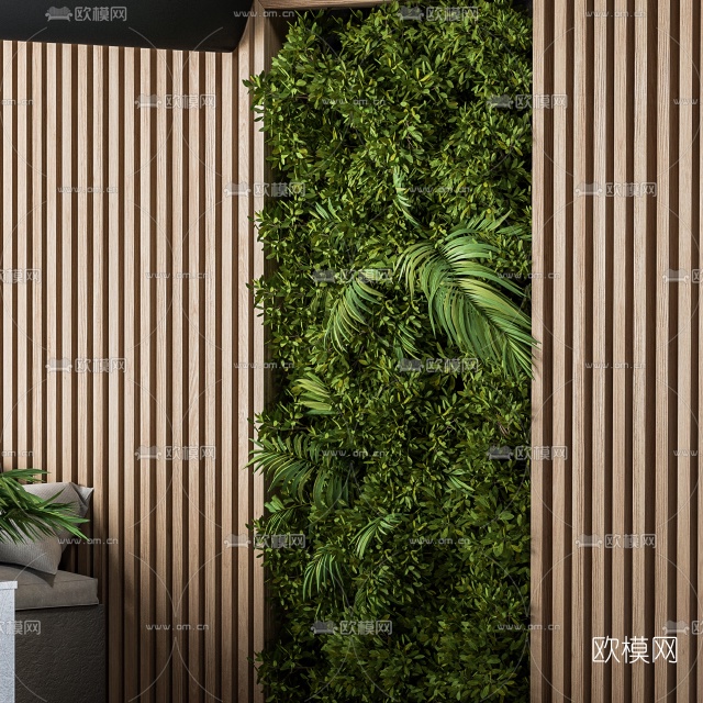 自然风凉亭景观亭3d模型下载（渲染图2）