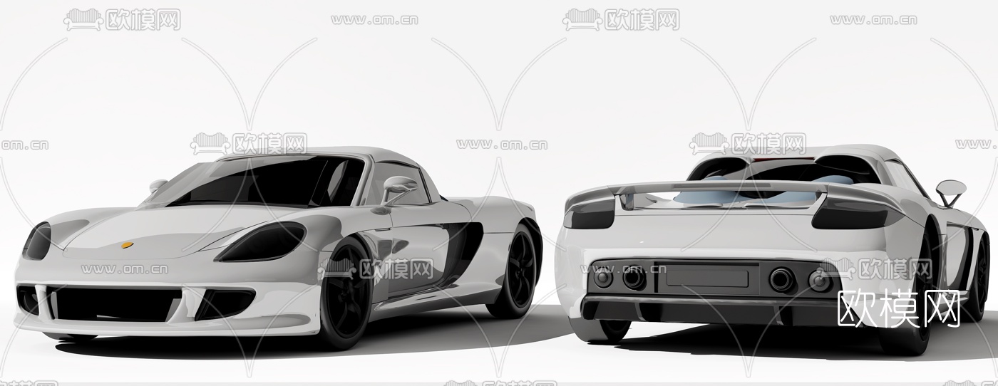 现代跑车汽车3d模型
