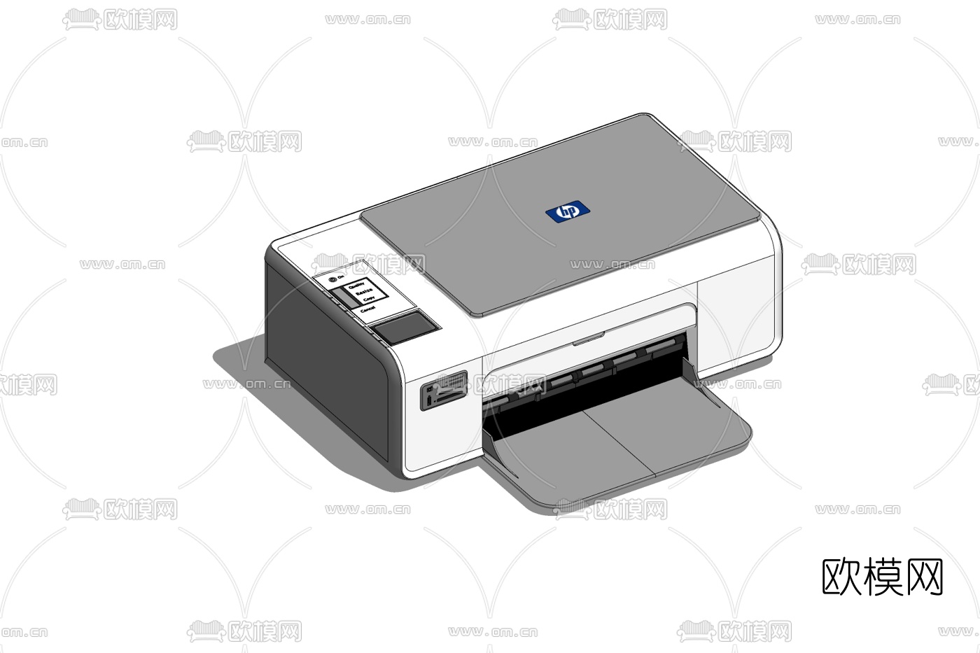 现代打印机免费su模型下载