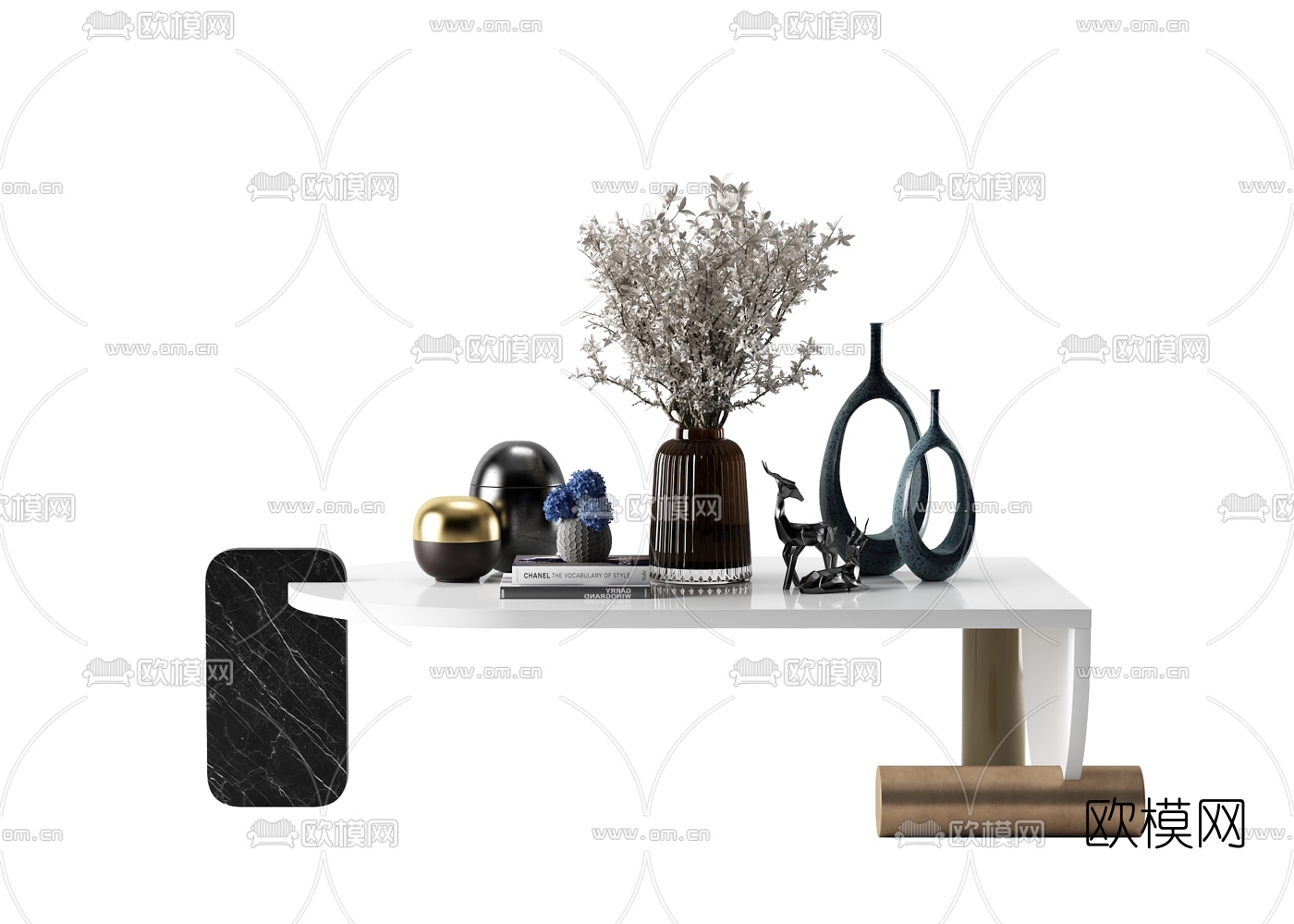 现代时尚茶几3d模型