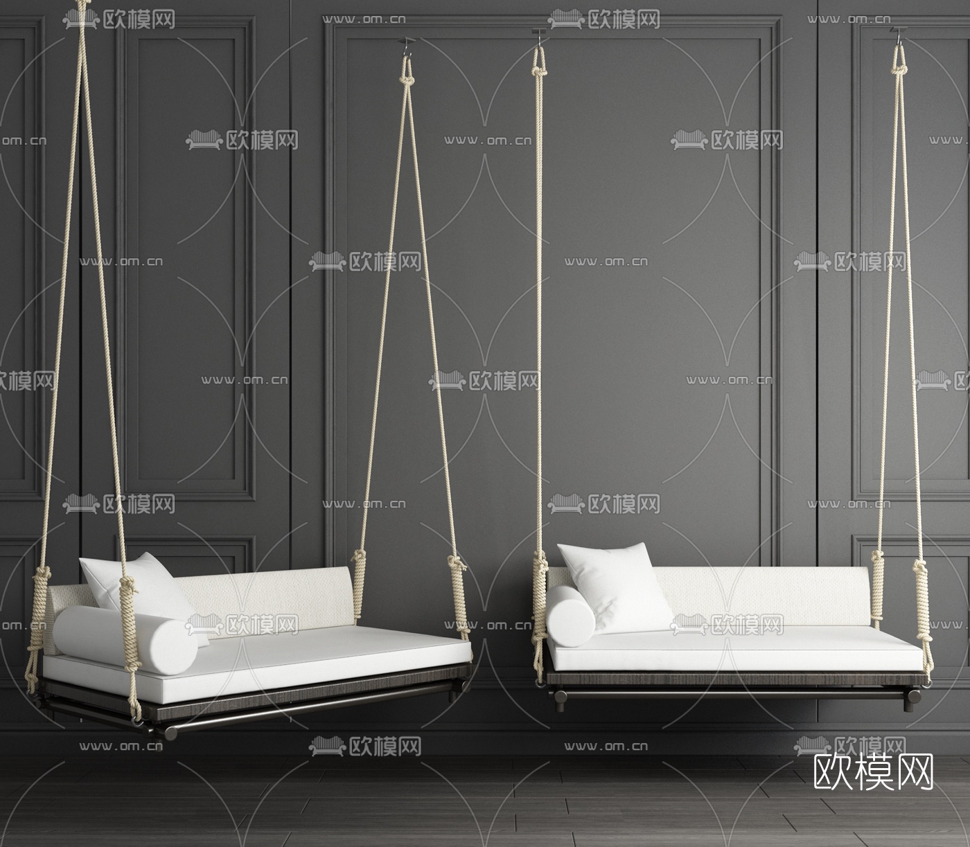 现代休闲吊椅3d模型下载