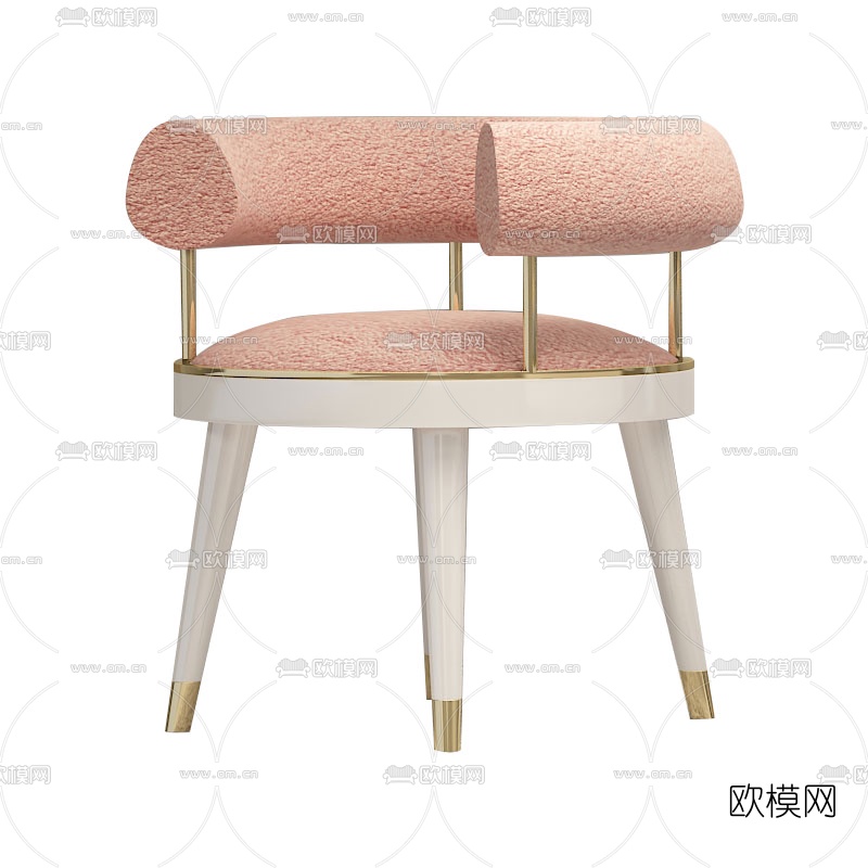 新中式单椅免费3d模型下载