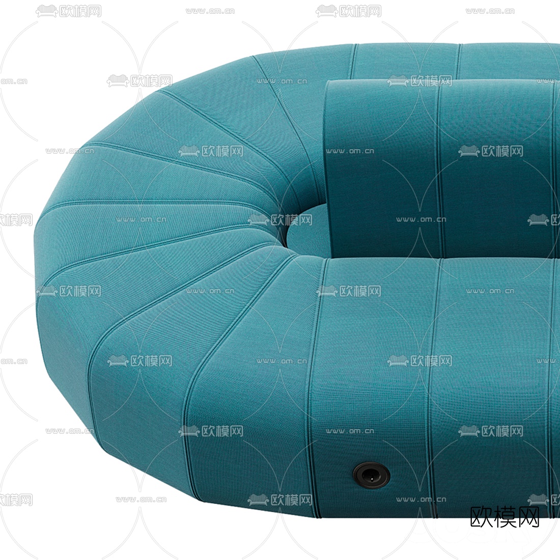现代布艺公用沙发3d模型下载（渲染图2）