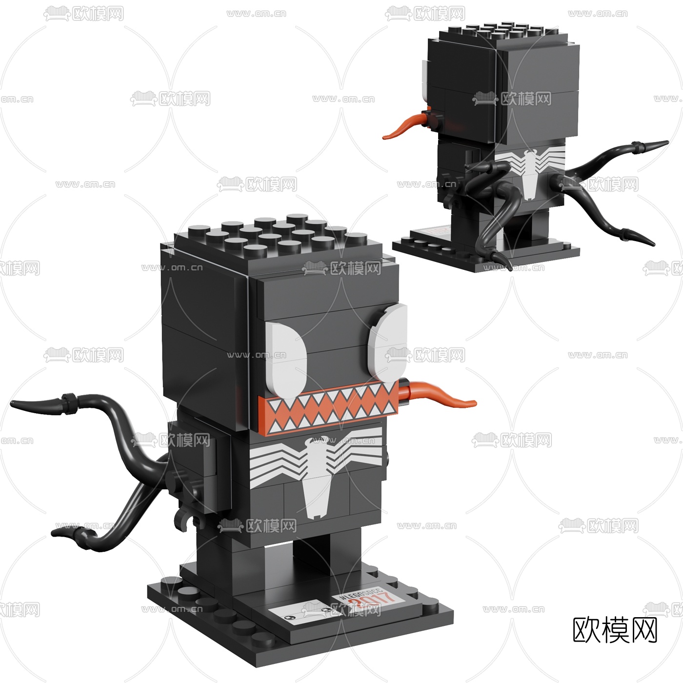 现代毒液玩具3d模型
