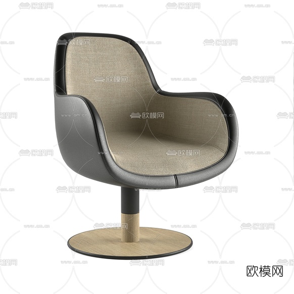意大利DIMENSIONE CHI WING LO®品牌 现代皮革沙发椅3d模型下载