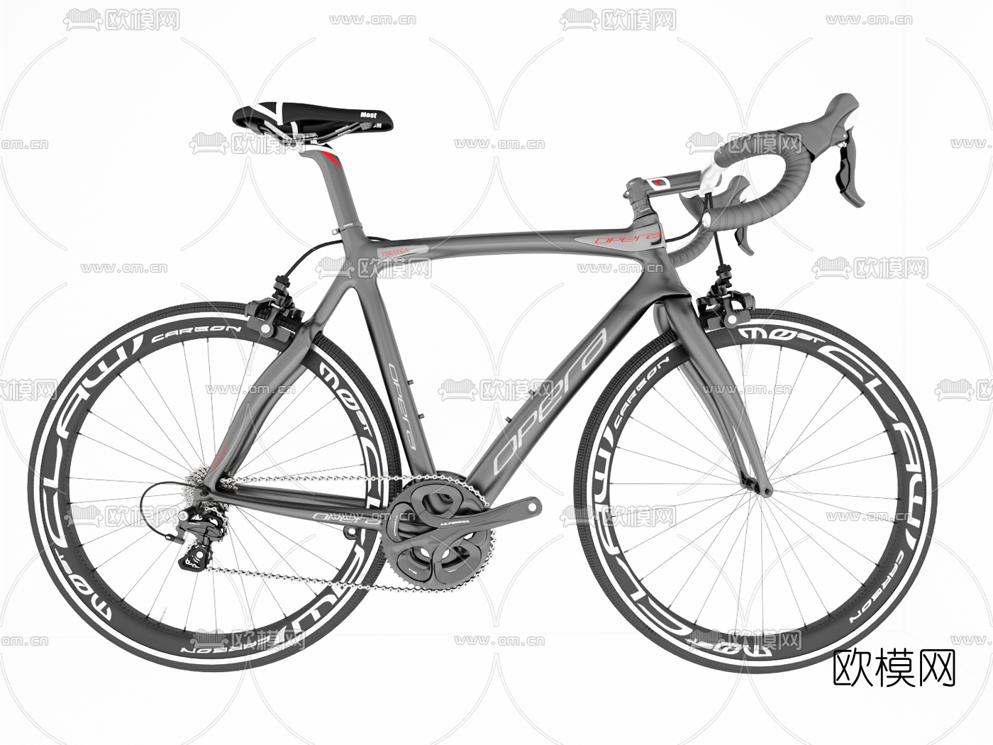 现代自行车山地车3d模型下载