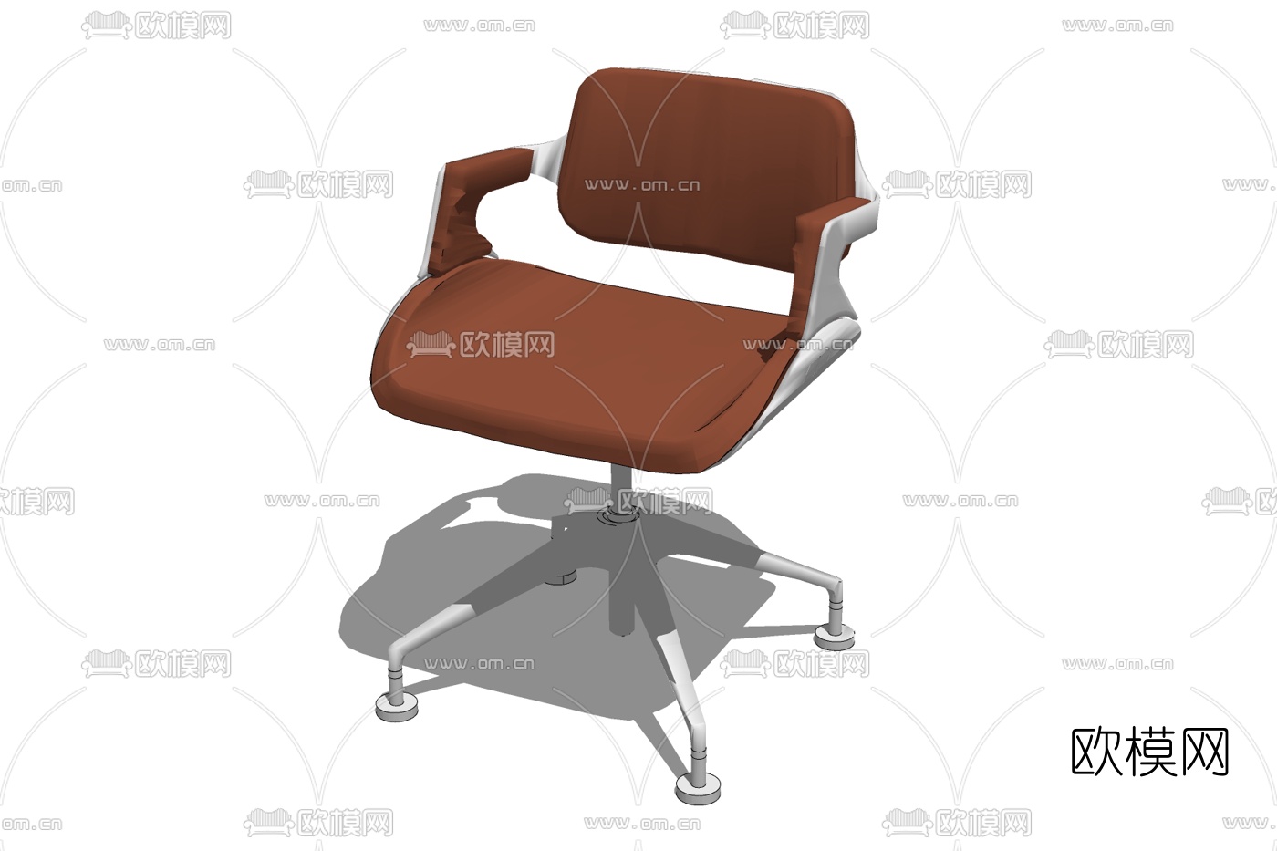 现代旋转办公椅免费su模型下载