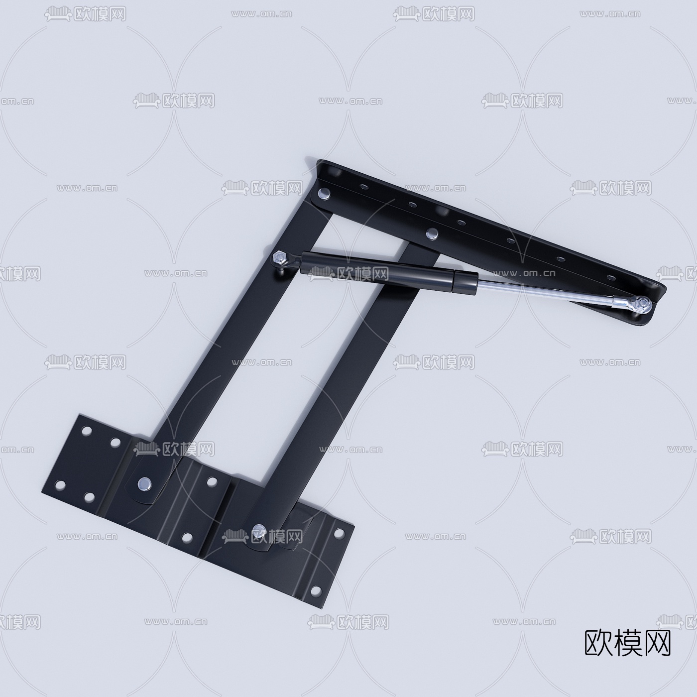 现代液压升降器3d模型