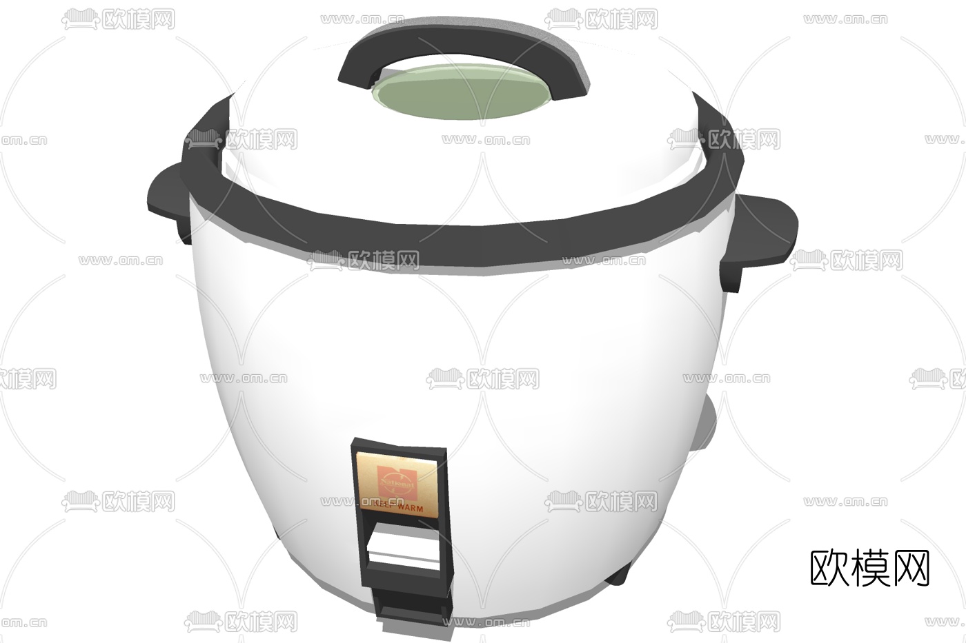 现代电饭煲su模型下载