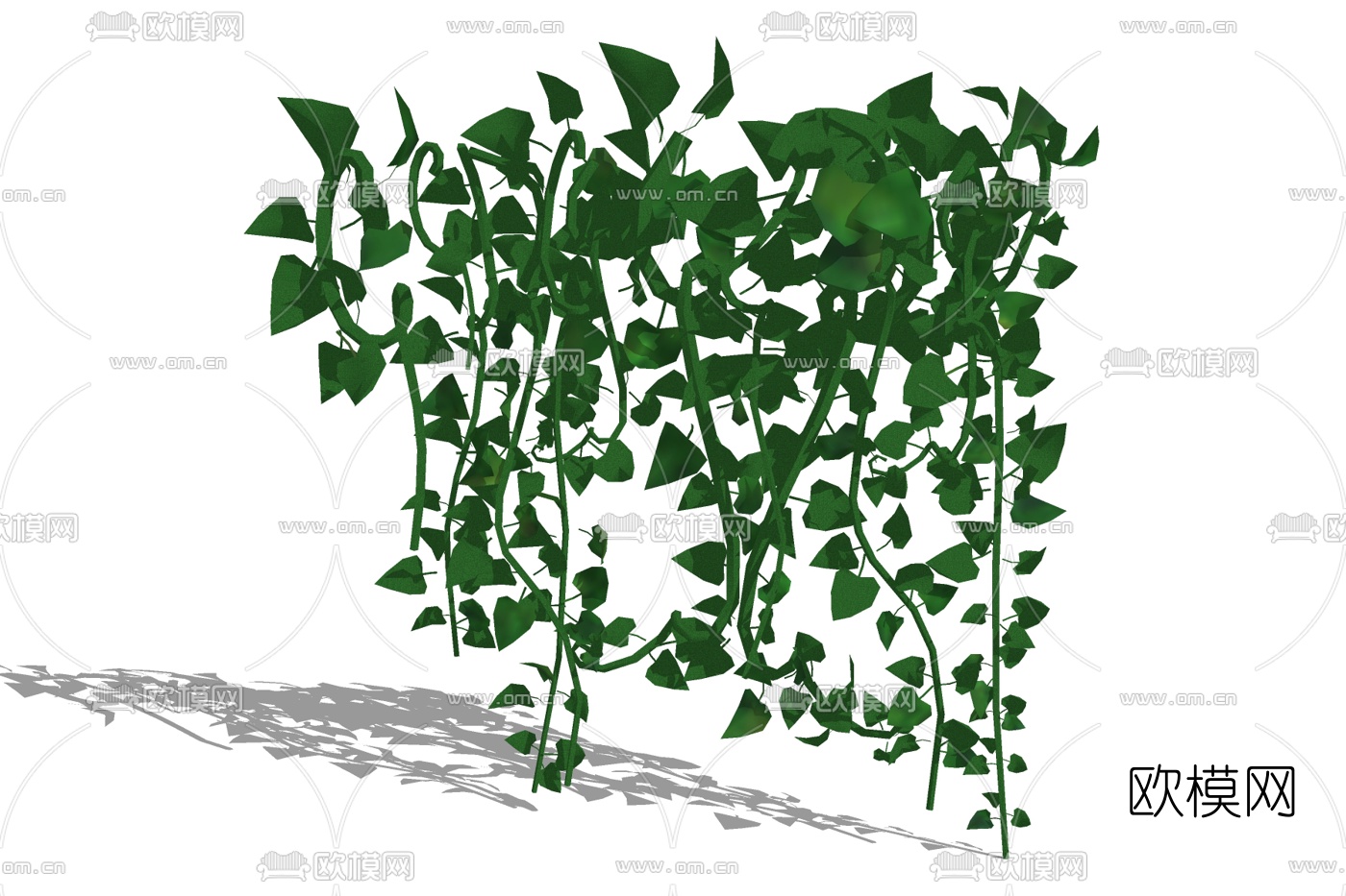现代绿植藤蔓免费su模型下载
