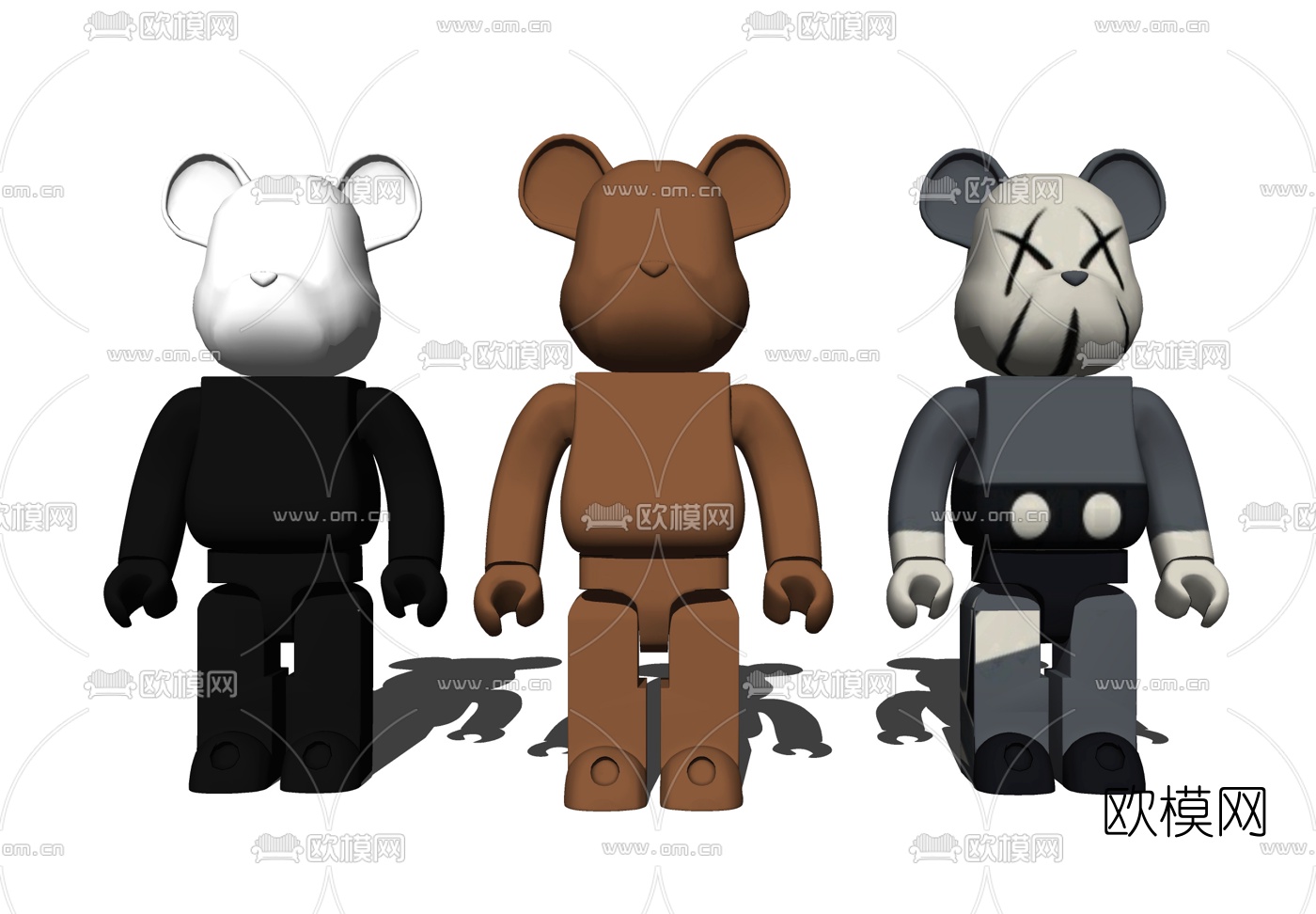 现代KAWS玩偶su模型下载