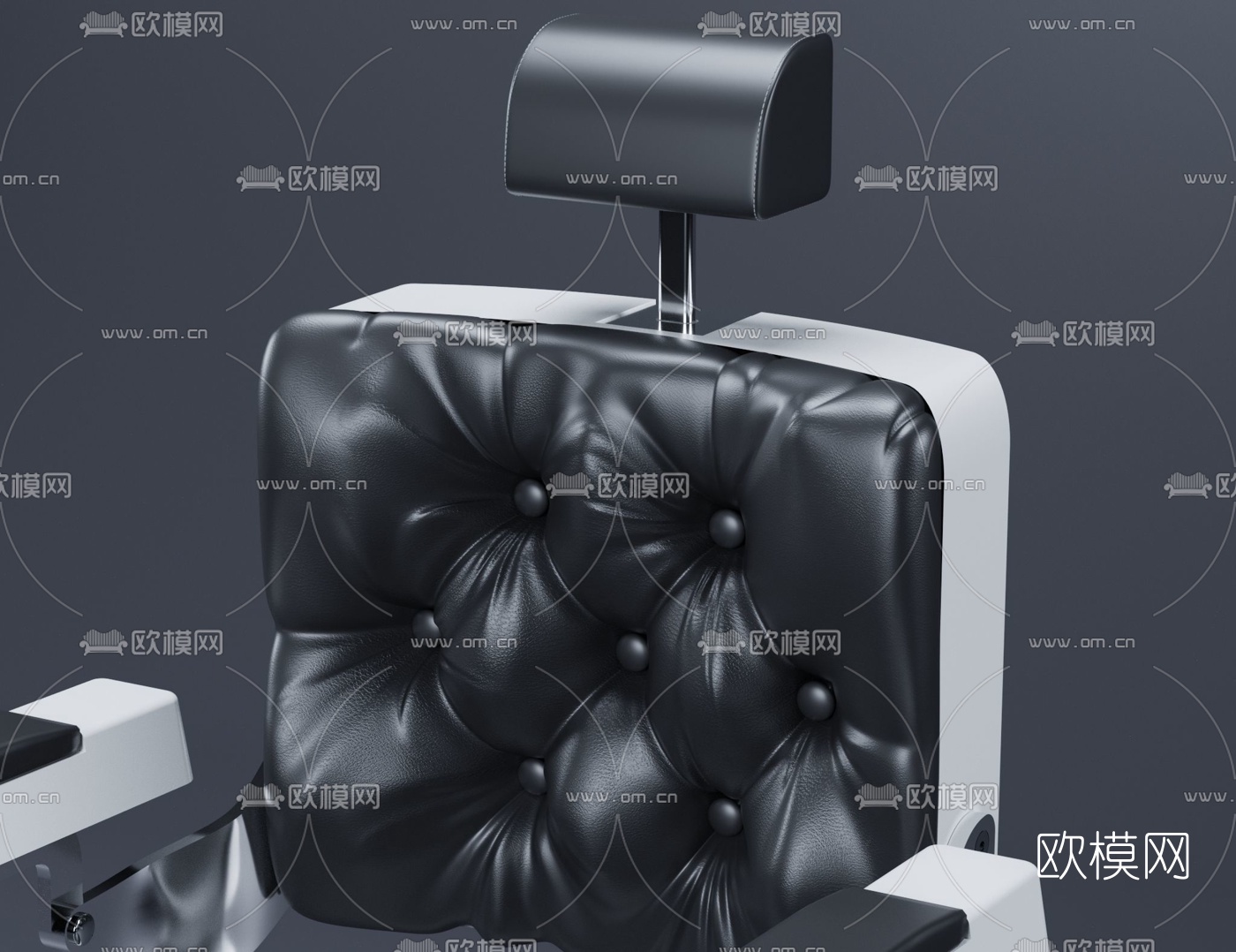 现代理发椅3d模型