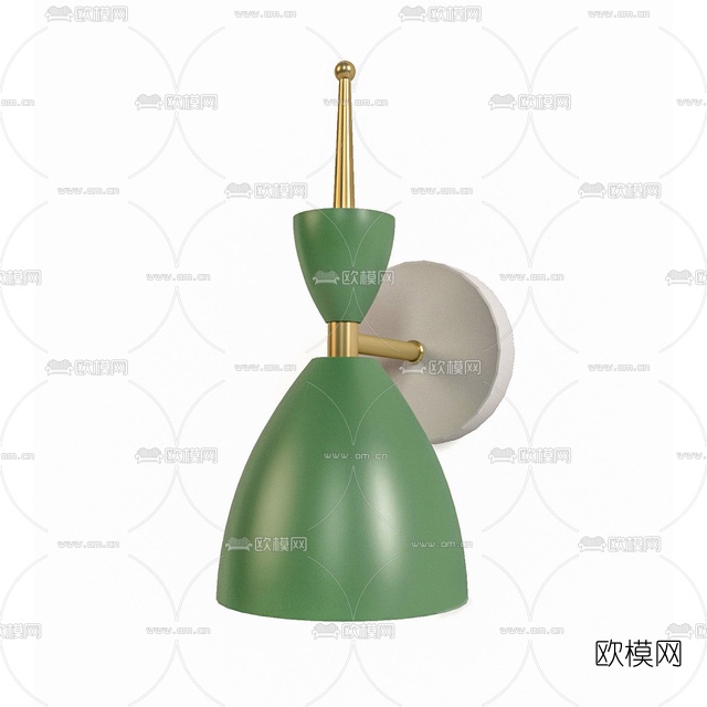 现代金属壁灯免费3d模型