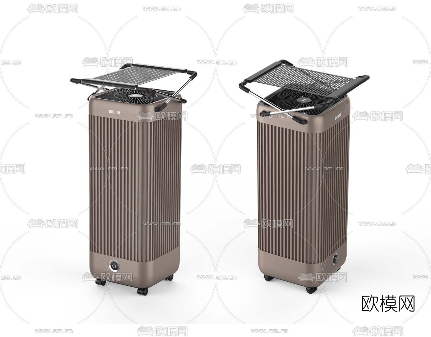 现代对流取暖器3d模型下载