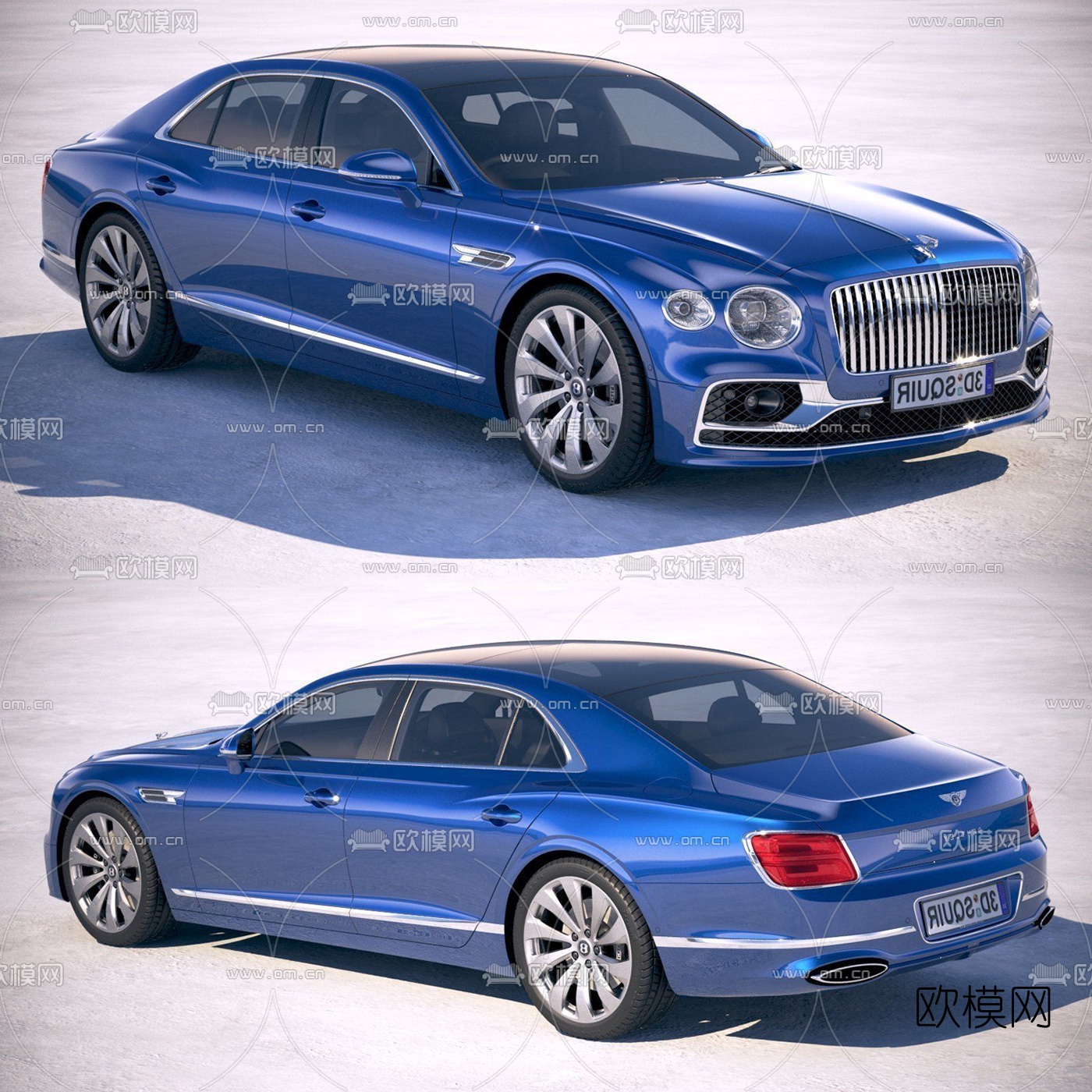 现代捷豹汽车3d模型下载（渲染图2）